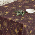 Mantel antimanchas Christmas Cielo Rojo