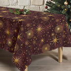Mantel antimanchas Christmas Cielo Rojo