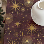 Mantel antimanchas Christmas Cielo Rojo
