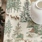 Mantel antimanchas Christmas Ciervo 1