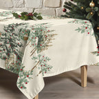 Mantel de tela Christmas Ciervo