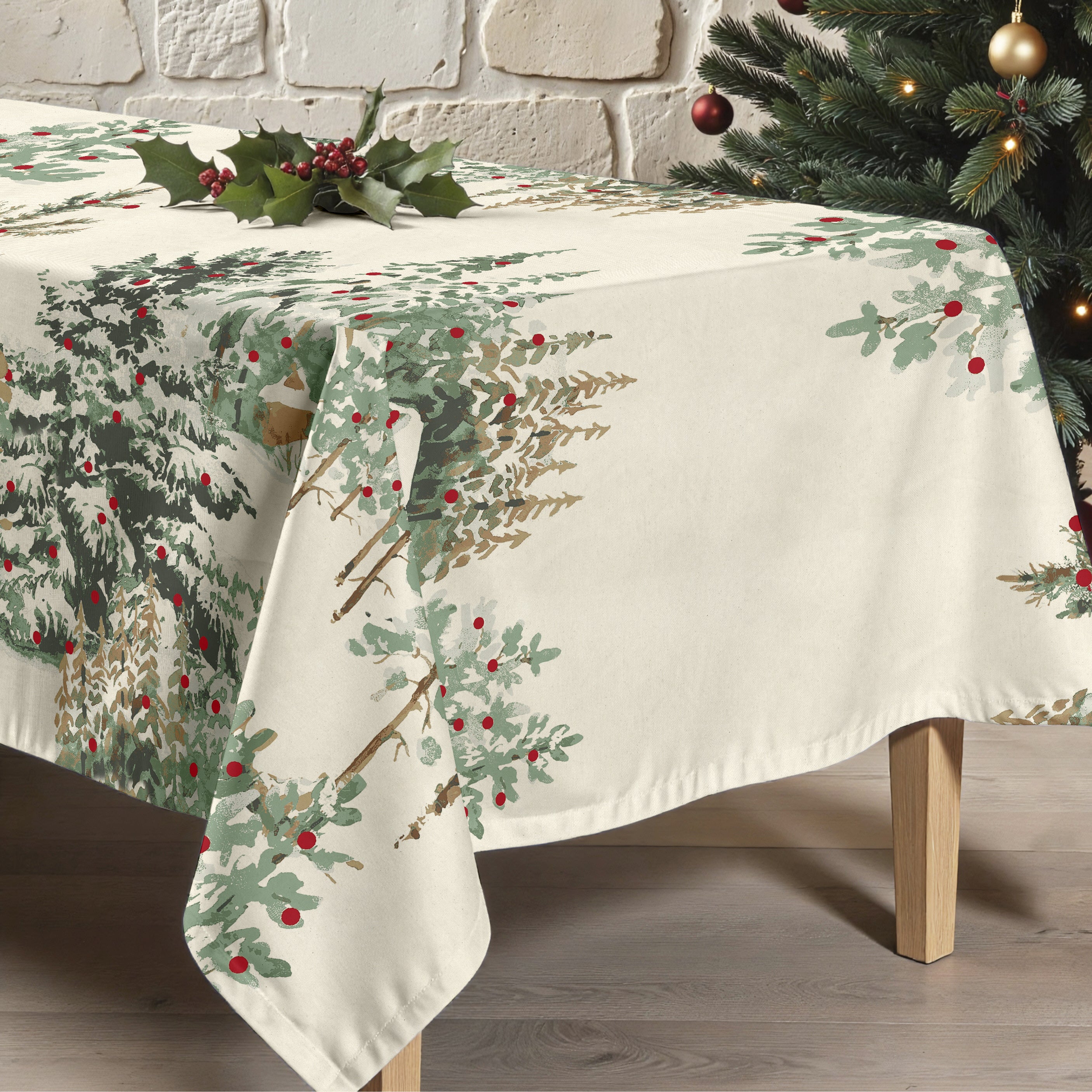 Mantel de tela Christmas Ciervo