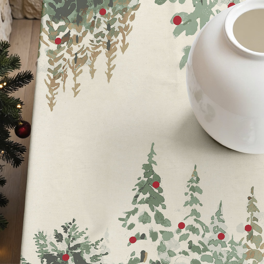 Mantel de tela Christmas Ciervo