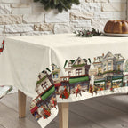 Mantel antimanchas Christmas city 100