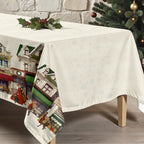 Mantel antimanchas Christmas city 100