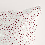 Funda de cojín 100% algodón Christmas Dots White 50x50 cm
