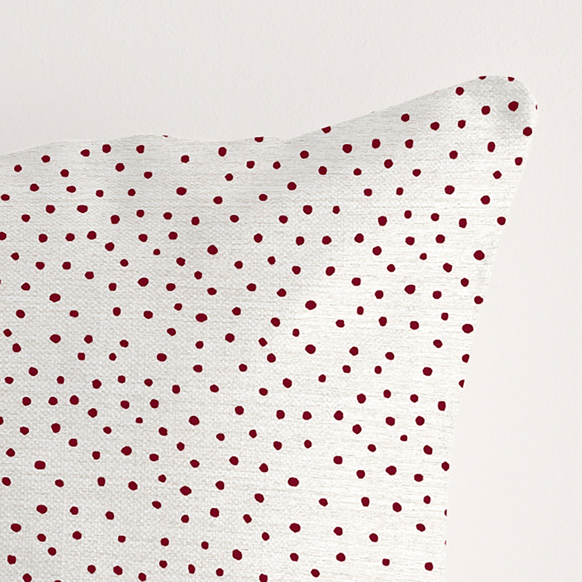 Funda de cojín 100% algodón Christmas Dots White 50x50 cm