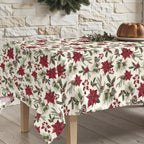 Mantel de tela Christmas Flower 1