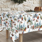 Mantel antimanchas Christmas Landscape 1