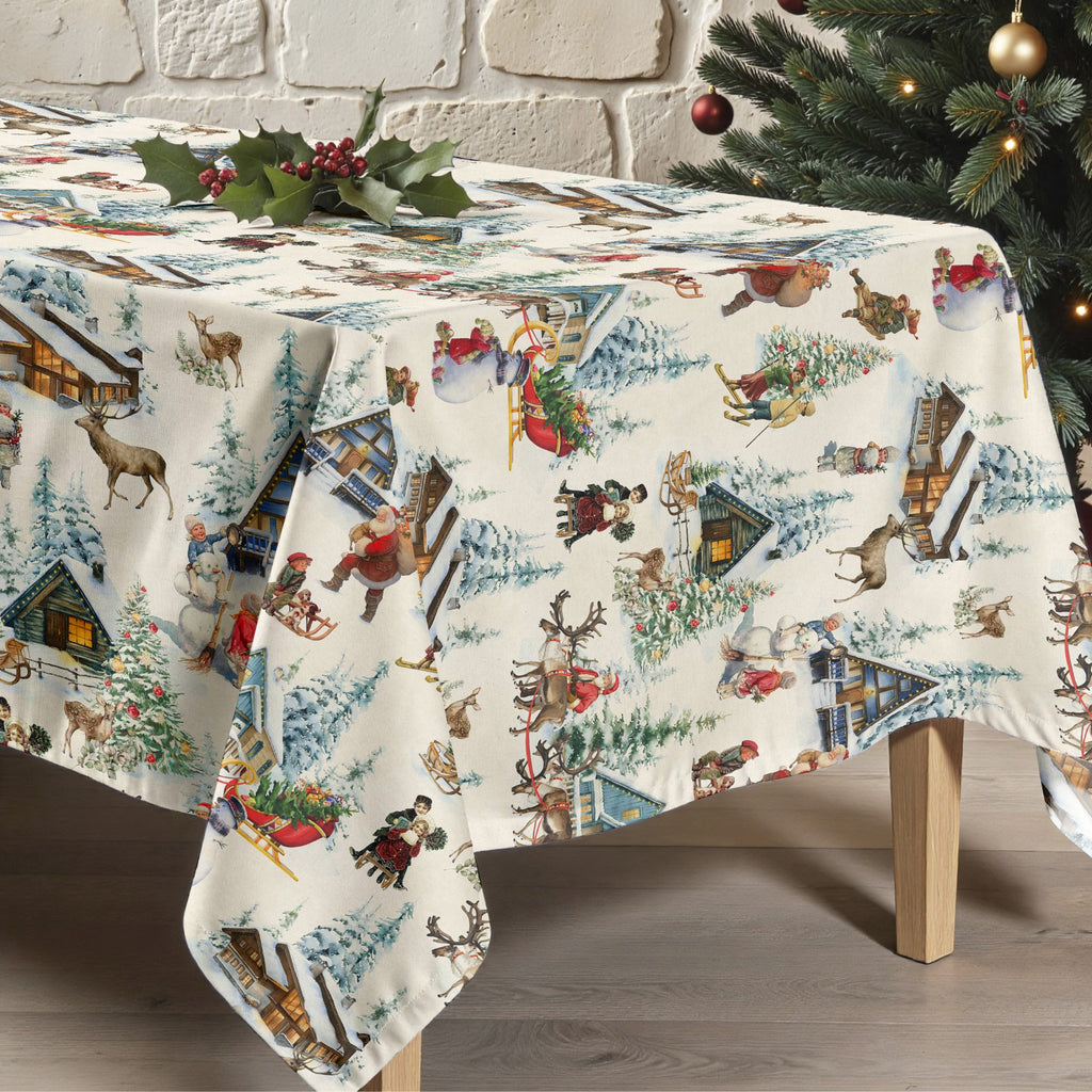 Mantel de tela Christmas Landscape 1