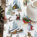 Mantel antimanchas Christmas Landscape 1