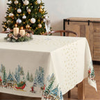 Mantel antimanchas Christmas landscape 101