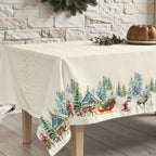 Mantel antimanchas Christmas landscape 101