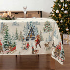 Mantel de tela Christmas Landscape