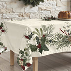 Mantel de tela Christmas Muérdago