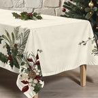 Mantel de tela Christmas Muérdago