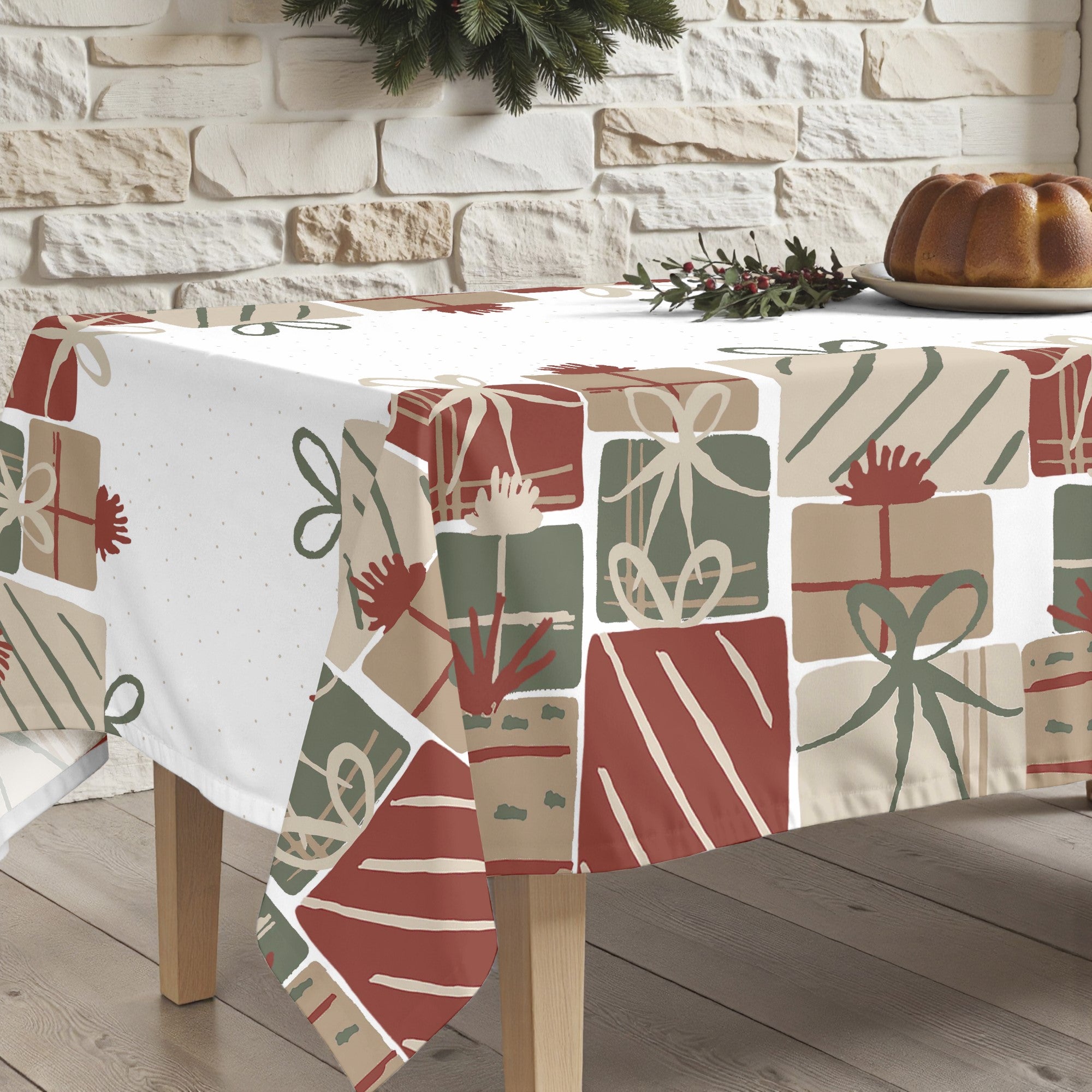 Mantel antimanchas Christmas Present