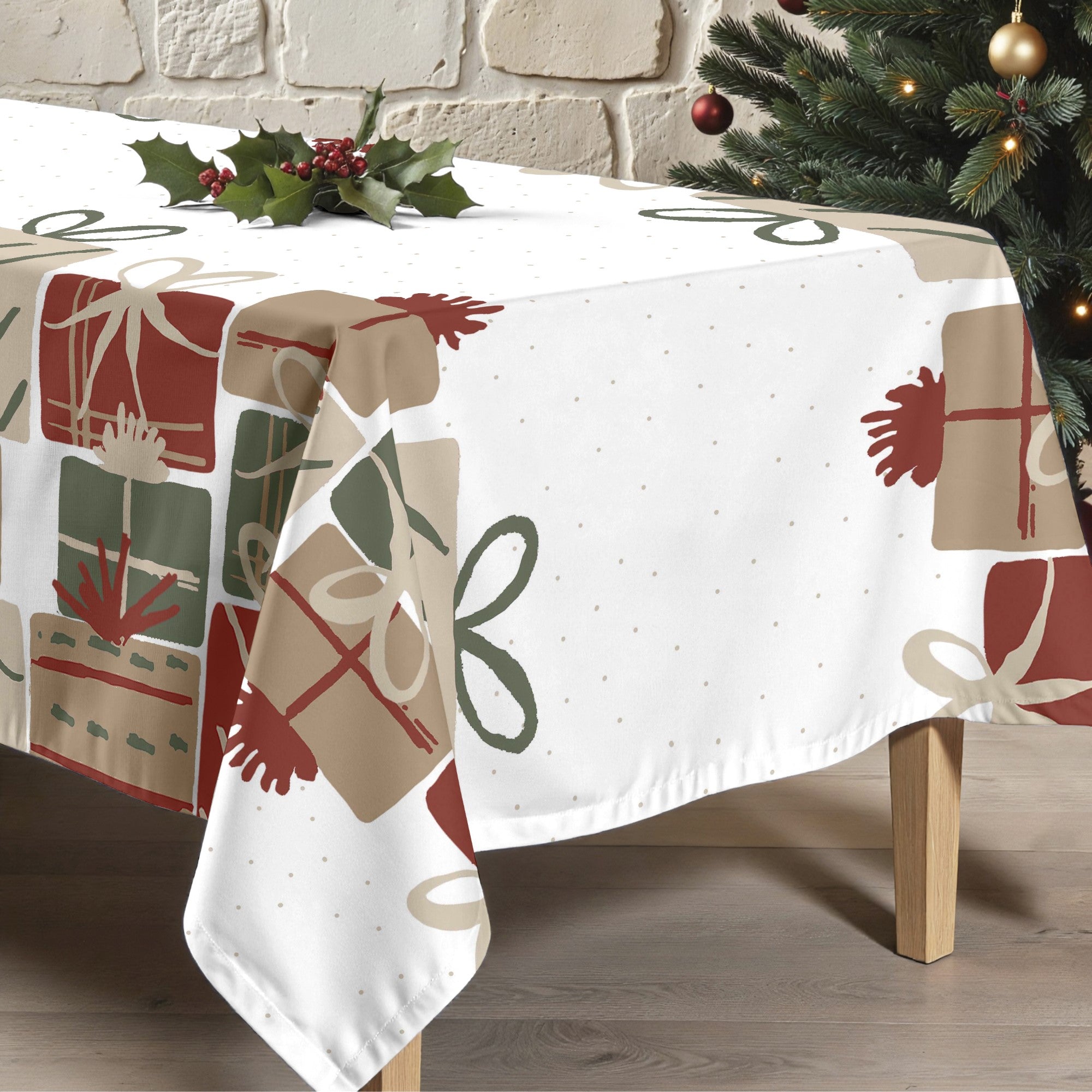 Mantel antimanchas Christmas Present