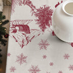 Mantel antimanchas Christmas Toile