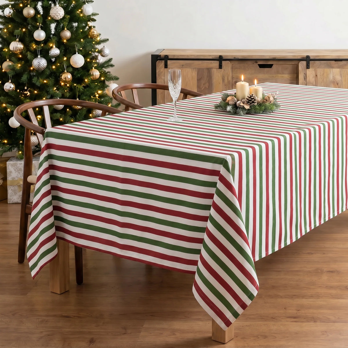 Mantel antimanchas 100% algodón Christmas wish 14 1225