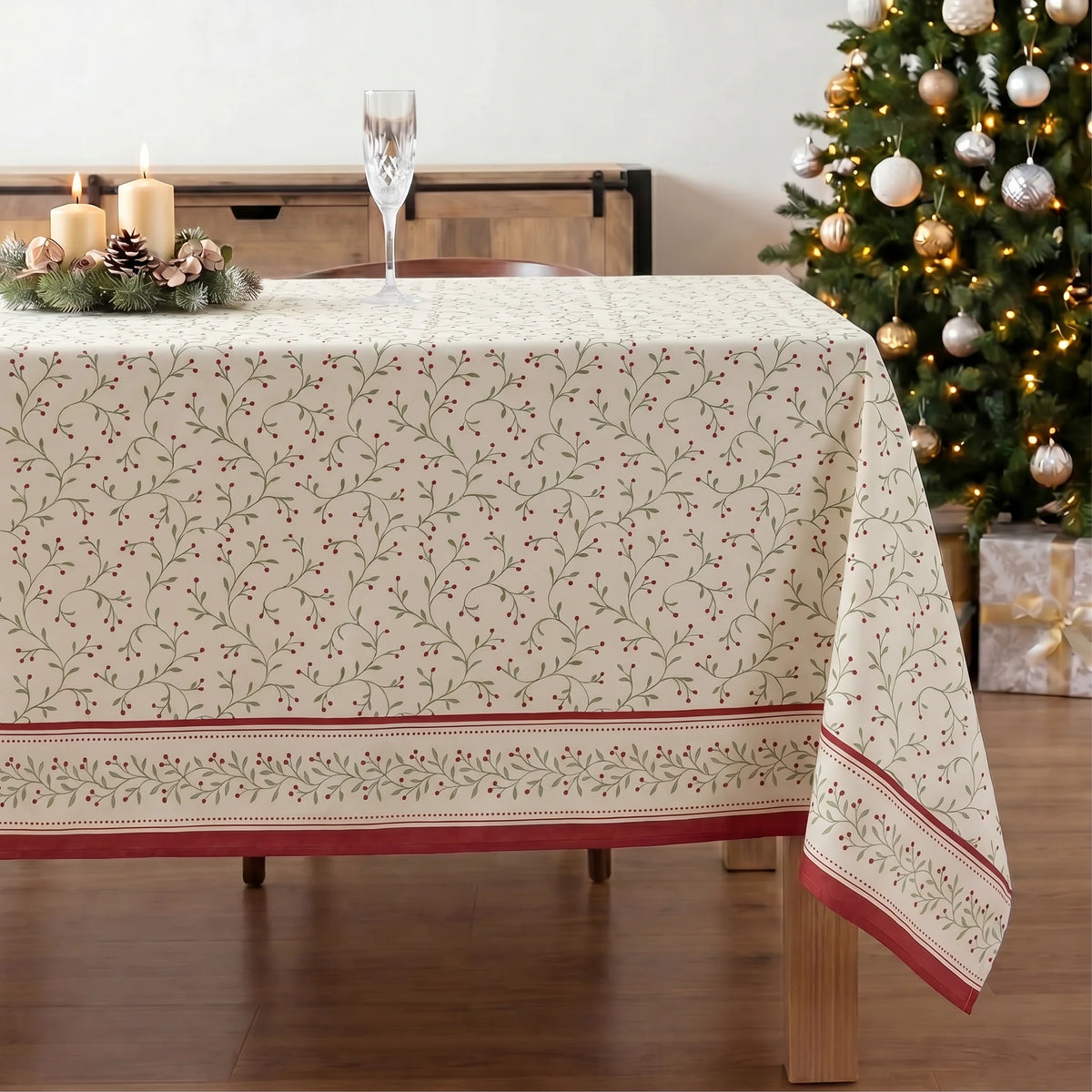 Mantel antimanchas 100% algodón Christmas wish 2 1225