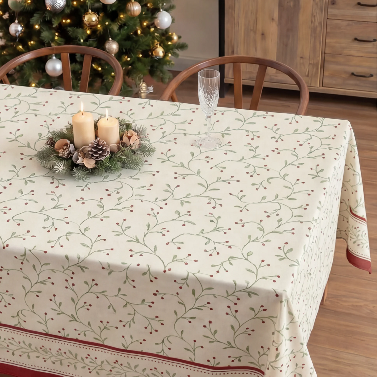 Mantel antimanchas 100% algodón Christmas wish 2 1225