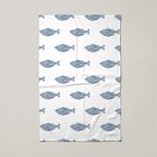 Pack 2 unidades paño de cocina Coord Marino Peces Red. 44x60 cm