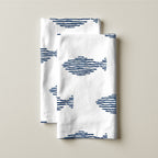 Pack 2 unidades servilletas Coord Marino Peces Red. 43x43 cm