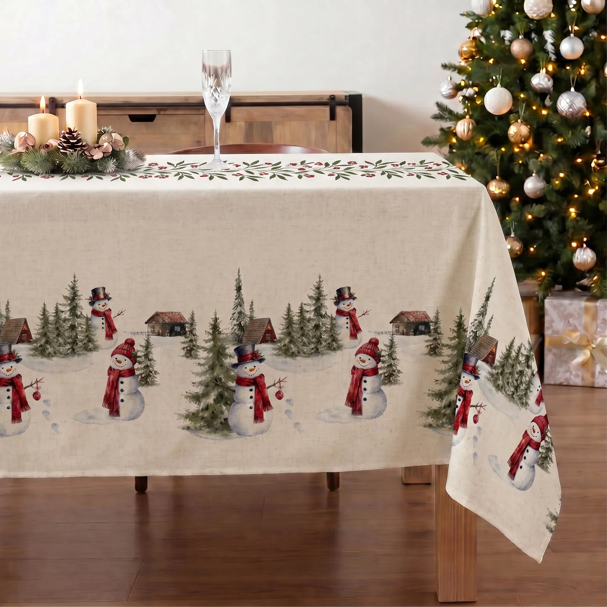 Mantel resinado antimanchas 100% algodón Copina 25