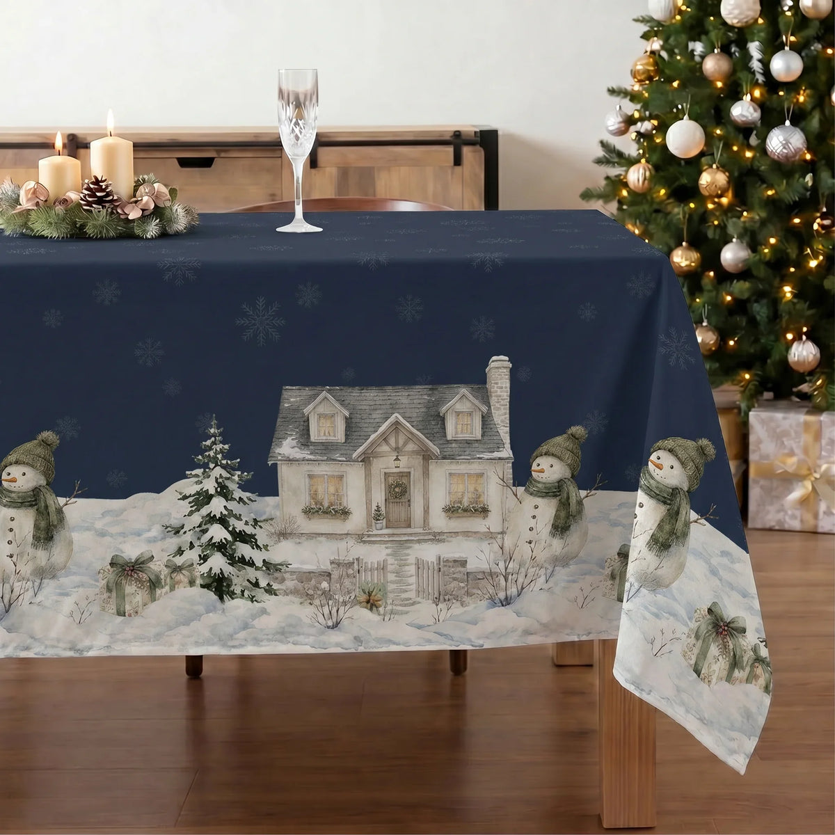 Mantel resinado antimanchas 100% algodón Copina 27