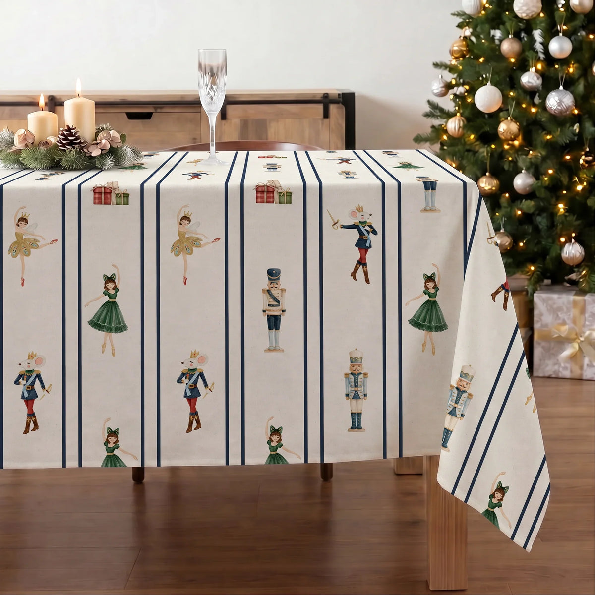 Mantel resinado antimanchas 100% algodón Copina 6