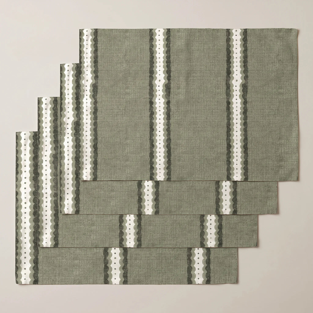 Mantel individual antimanchas pack 4 unidades Cora