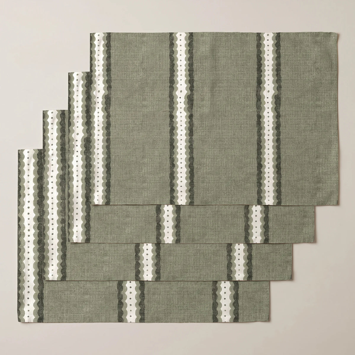 Mantel individual antimanchas pack 4 unidades Cora