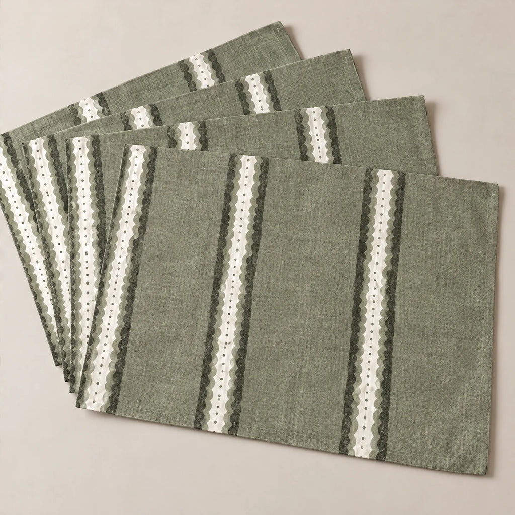 Mantel individual antimanchas pack 4 unidades Cora