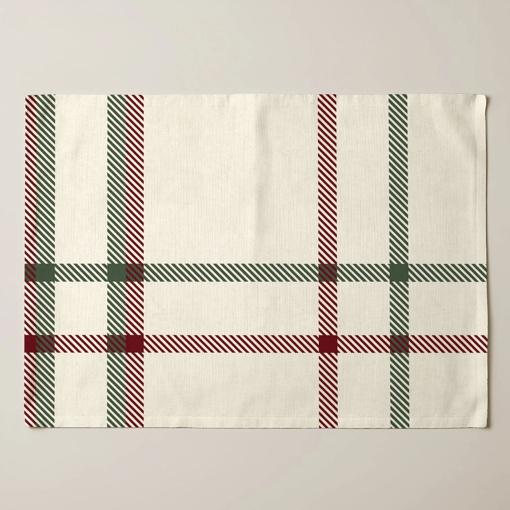 Mantel individual antimanchas pack 4 unidades Cuadros Navidad 100