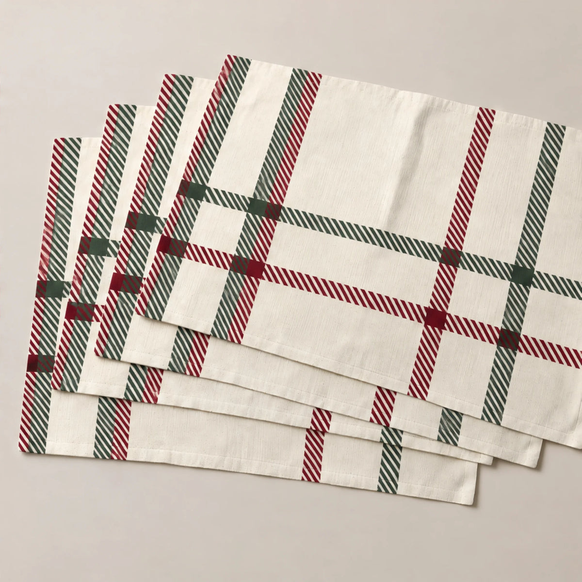 Mantel individual antimanchas pack 4 unidades Cuadros Navidad 100