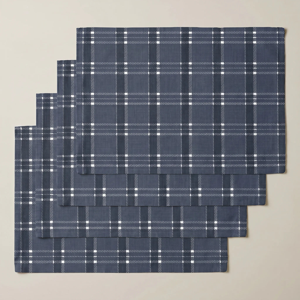 Mantel individual antimanchas pack 4 unidades Camilo Blue