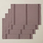 Mantel individual antimanchas pack 4 unidades Nua Rosa Palo