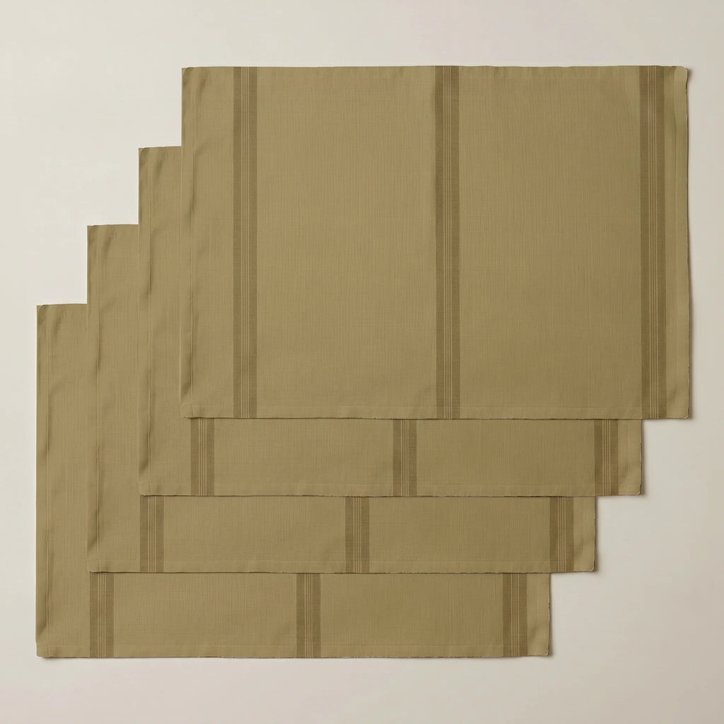 Mantel individual antimanchas pack 4 unidades Nua Ocre