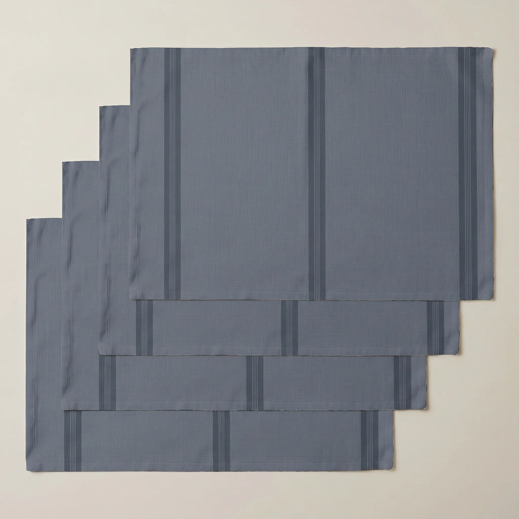 Mantel individual antimanchas pack 4 unidades Nua Azul Claro