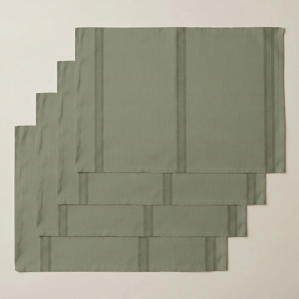 Mantel individual antimanchas pack 4 unidades Nua Verde Claro