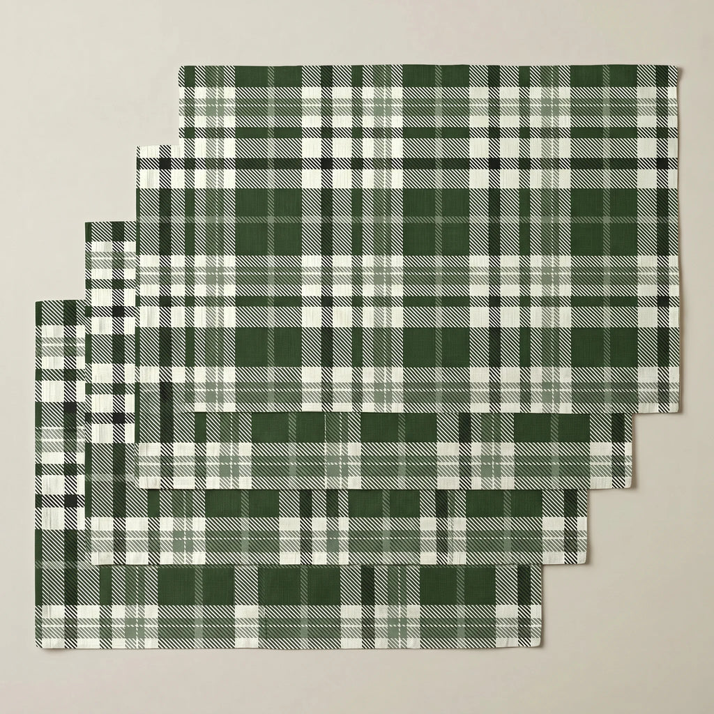 Mantel individual antimanchas pack 4 unidades Davis Green