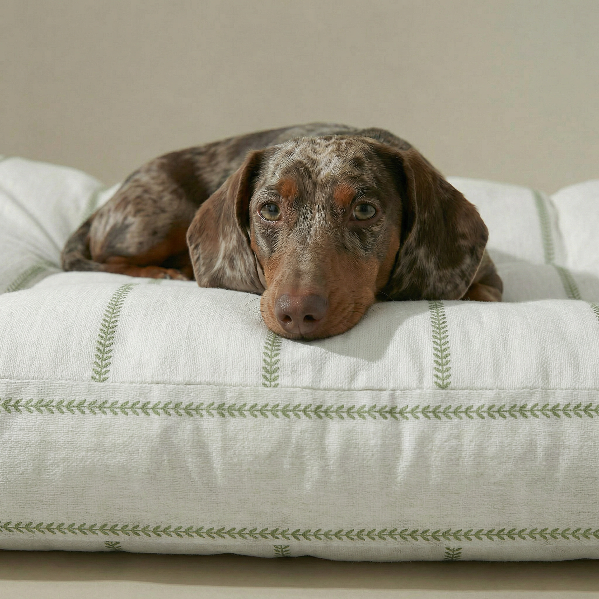 Cama para mascota gruesa y acolchada con acabado antimanchas Ian Green