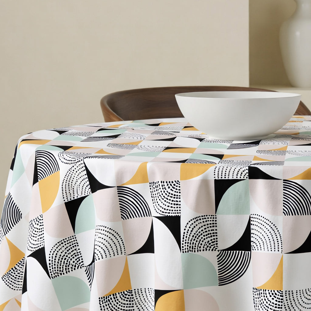 Mantel redondo antimanchas P20