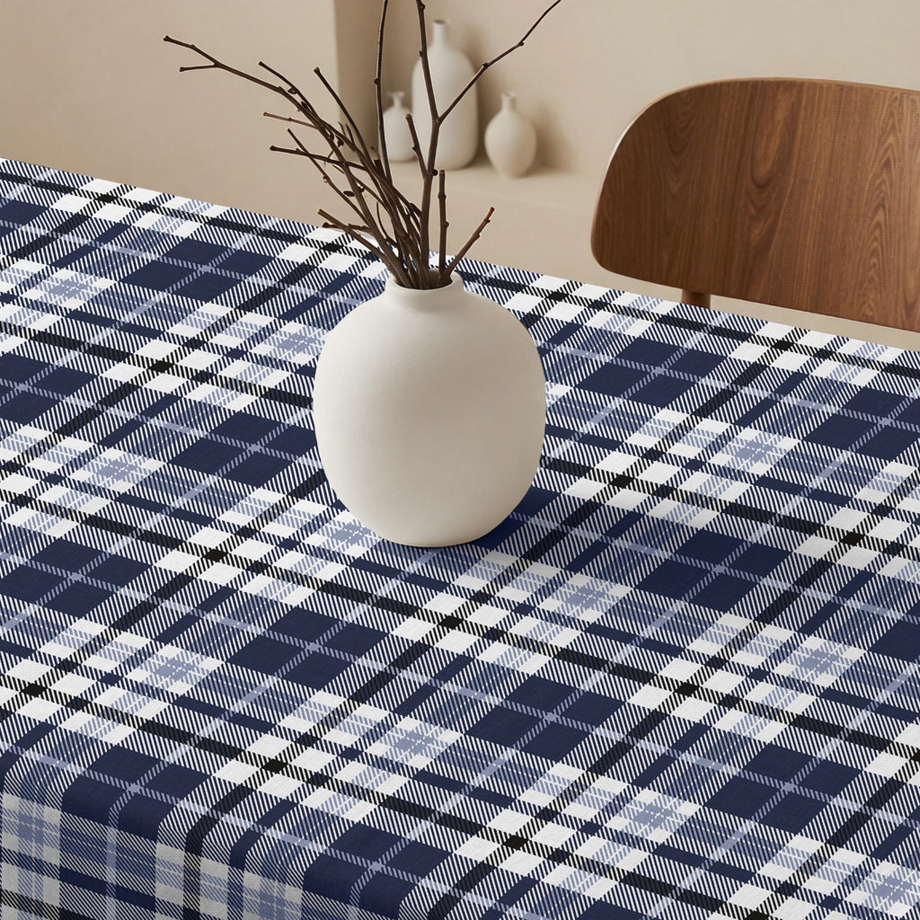 Mantel antimanchas 100% algodón Davis Azul