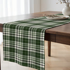 Camino de mesa 100% algodón Davis Green 50x150 cm