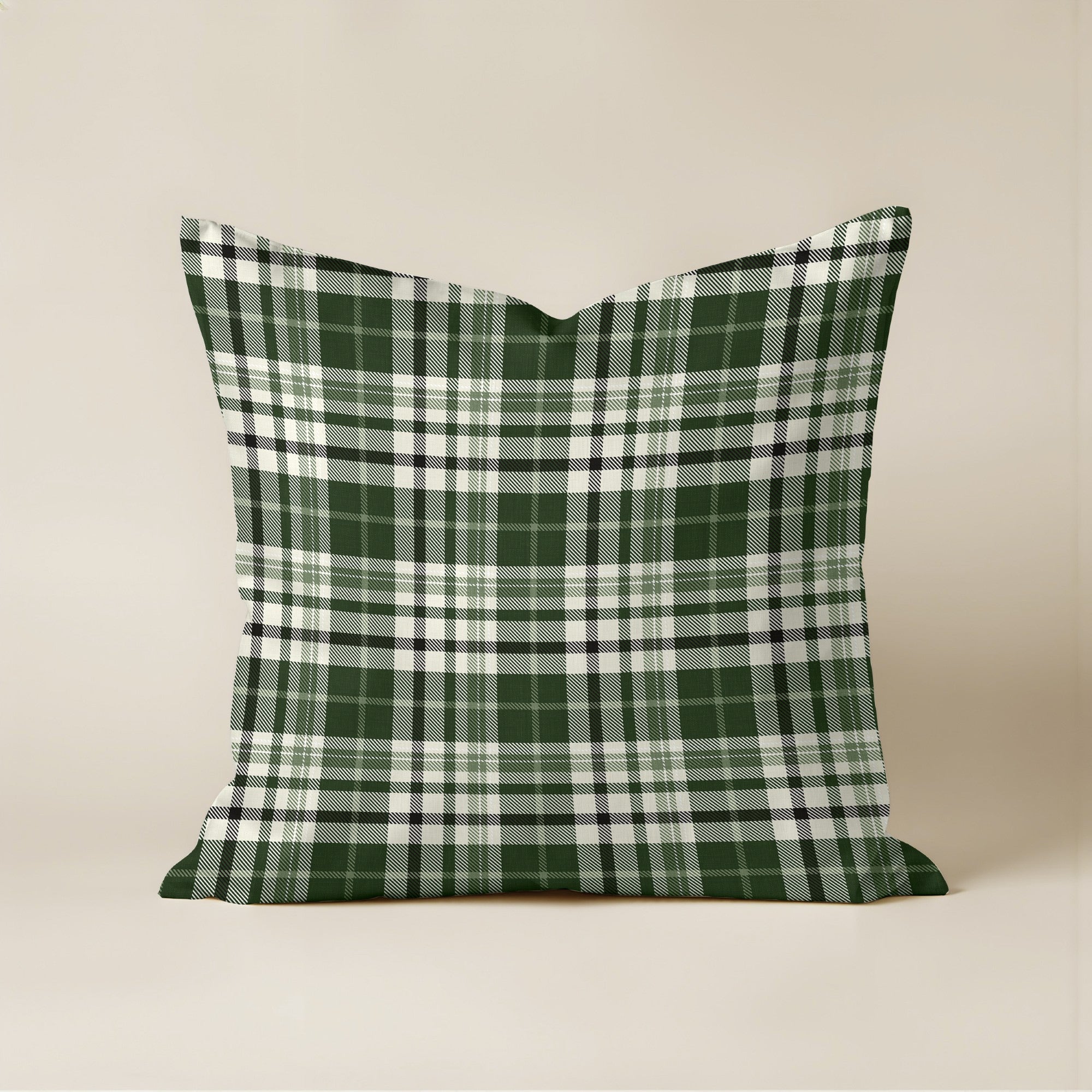 Funda de cojín Davis Green 50x50 cm 100% algodón