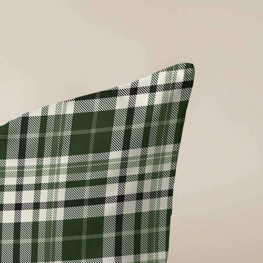 Funda de cojín Davis Green 50x50 cm 100% algodón