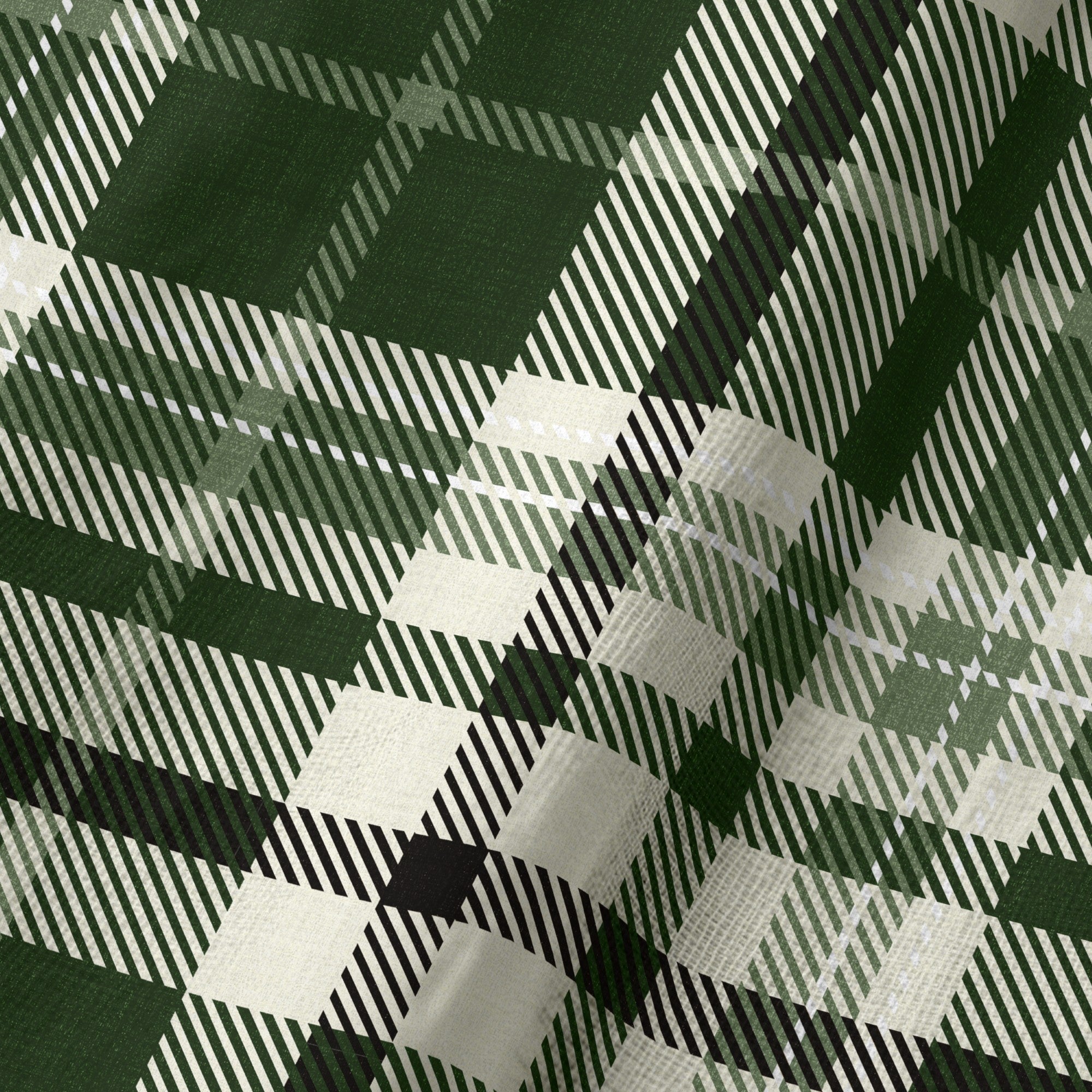 Camino de mesa 100% algodón Davis Green 50x150 cm