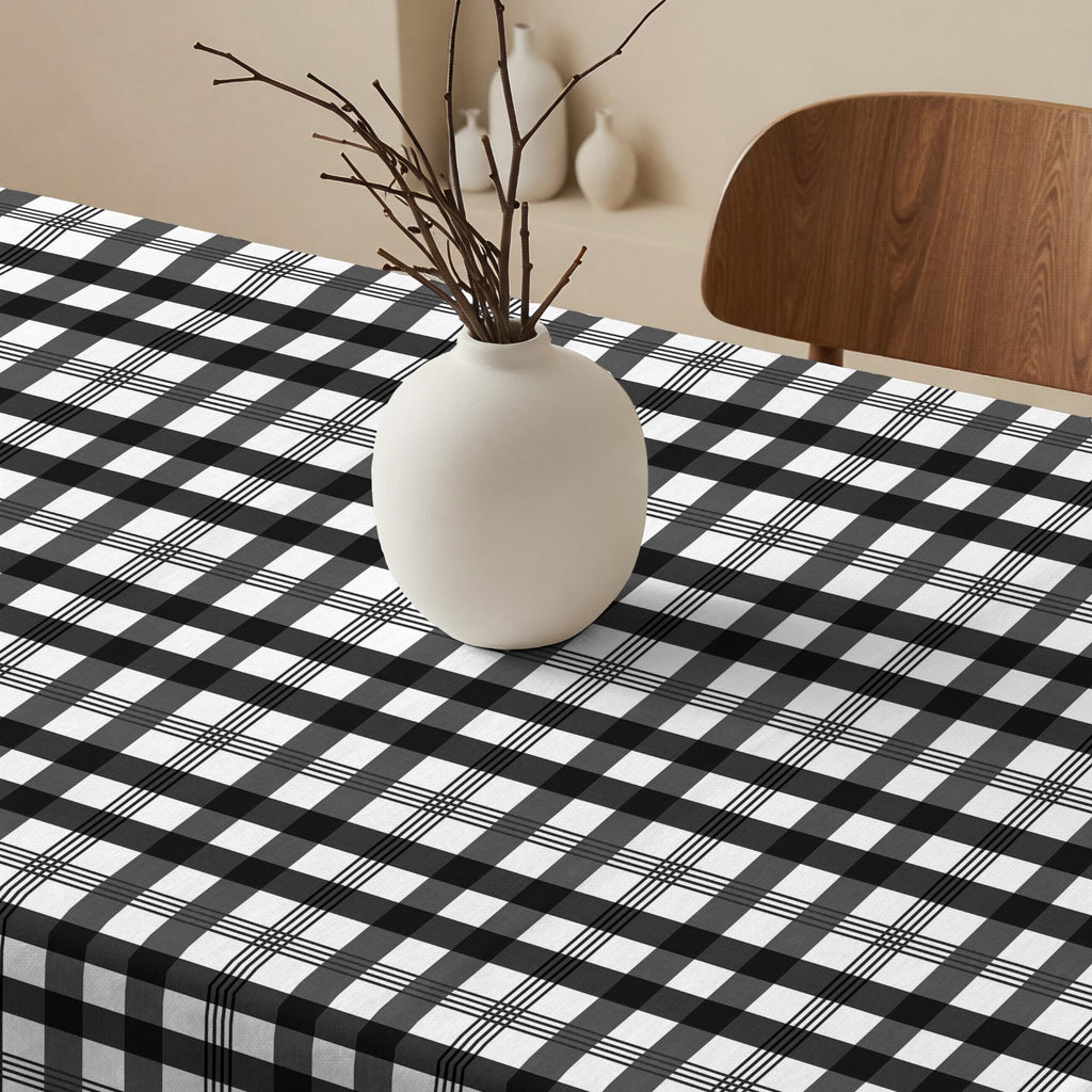 Mantel antimanchas 100% algodón Dorian Black